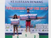 Atlet Renang Bojonegoro Raih 1 Emas dan 3 Perunggu di Petrokimia Cup 2017 Gresik