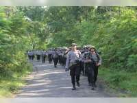 Polres Bojonegoro Latih Mental Bintara dengan Hiking 2 Hari