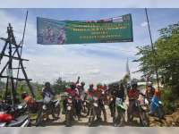 Tingkatkan Soliditas, Kapolres Bojonegoro Dampingi Pangdam V Brawijaya Ngetrail