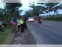 Pemotor Belum Cukup Umur Tabrak Pejalan Kaki di Sumberrejo