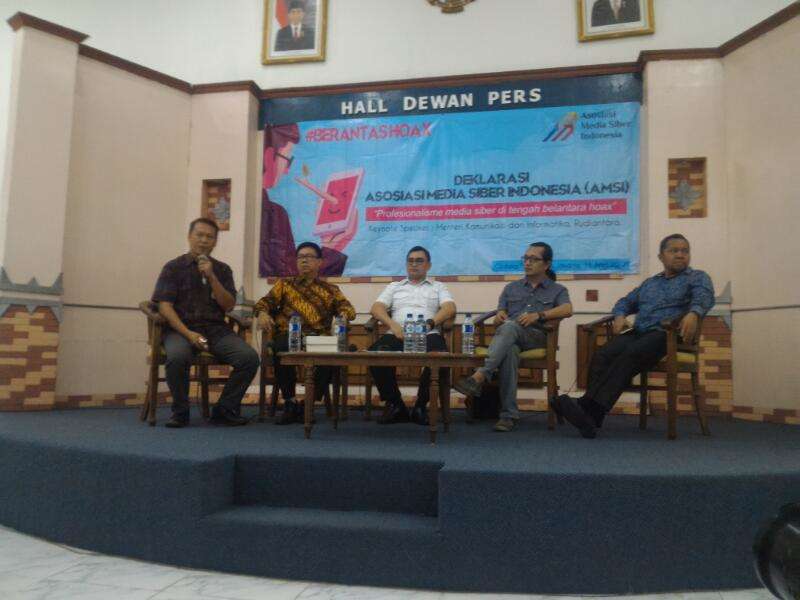 Dewan Pers  Sambut  Baik Berdirinya AMSI