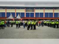Kapolres Pimpin Apel Pengamanan Laga Persibo