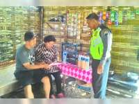 Cegah Penjualan dan Peredaran Miras, Polsek Baureno Lakukan Razia