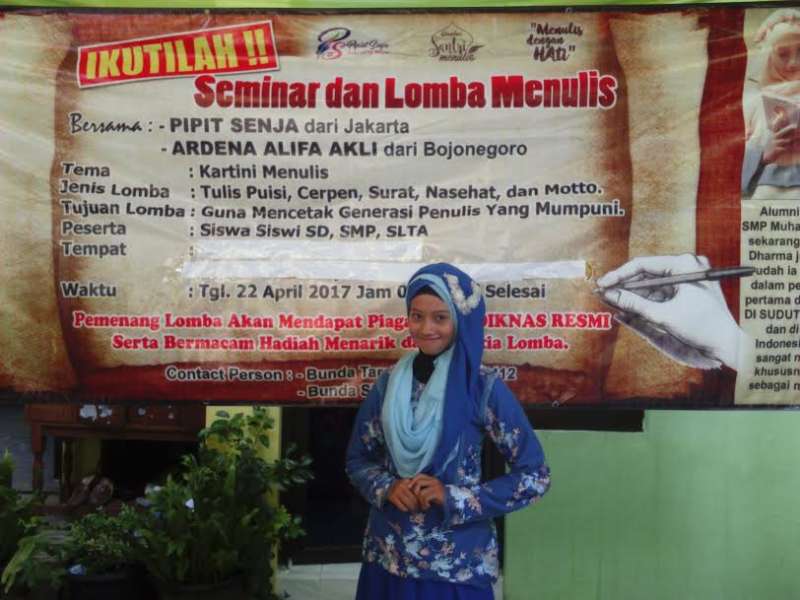 Ardena Alfa Akli, Gadis 17 Tahun yang Sudah Menulis 18 Buku