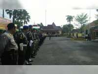 Jelang Peringatan May Day, Polres Bojonegoro Laksanakan Apel Gelar Pasukan