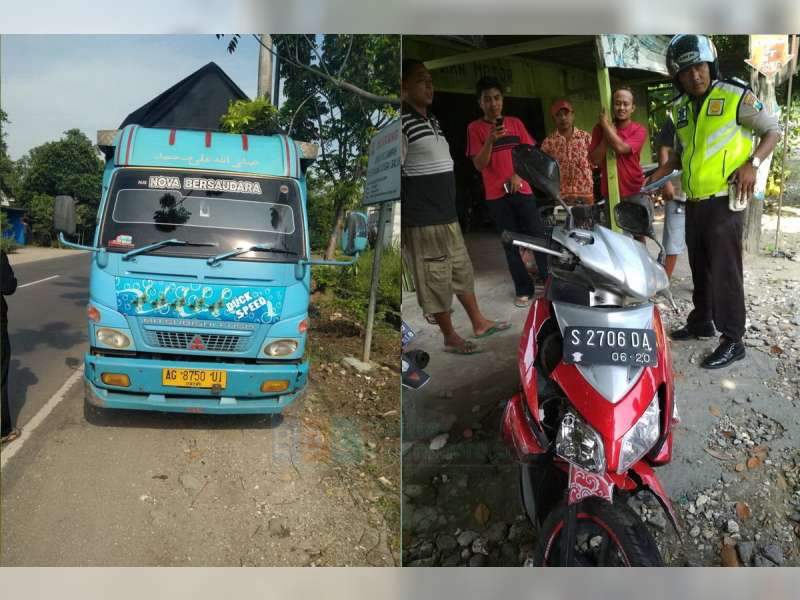 Diserempet Truk di Balen, Pengendara Motor Ngamar di RS