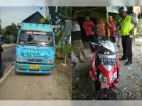 Diserempet Truk di Balen, Pengendara Motor Ngamar di RS