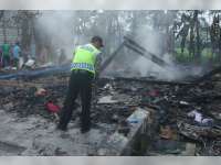 Diduga Akibat Tabung Elpiji Bocor, Rumah Warga Baureno Hangus Terbakar