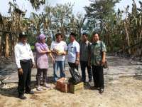 Kuswiyanto Beri Semangat dan Santuni Korban Kebakaran Baureno