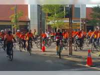 Kapolres Bojonegoro Laksanakan Gowes Sosial Bersama Anggota