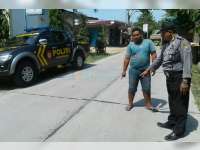 Kurang Waspada Saat Menyeberang, Yamaha Mio Ditabrak Honda Beat di Ngasem