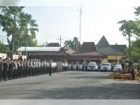 Polres Bojonegoro Gelar Pasukan Jelang Ops Patuh Semeru 2017