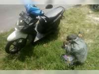 Jenazah Pemotor yang Ditemukan Meninggal di Gondang Belum Dijemput Keluarga