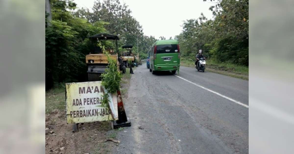 Jalan Nasional Kawasan Hutan Cepu - Blora Mulai Mulus 