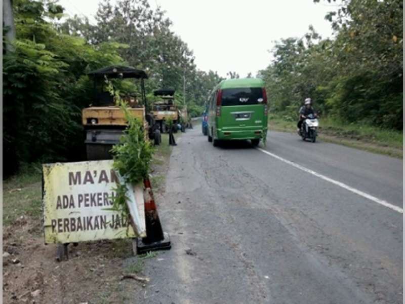 Jalan Nasional Kawasan Hutan Cepu - Blora Mulai Mulus