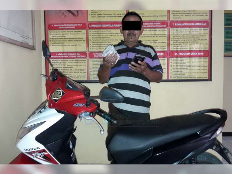 Seorang Pengecer Judi Togel di Kapas, Diciduk  Polisi