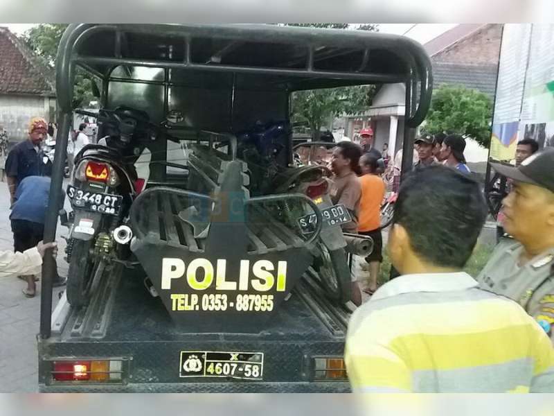 Kecelakaan Dua Motor di Trucuk, 3 Orang Terluka