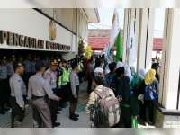 Aliansi OKP Bojonegoro Juga Datangi Pengadilan Negeri Bojonegoro, Sampaikan Aspirasi