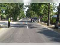 Hendak Mendahului, Terjatuh Lalu Ditabrak Vario Dari Arah Berlawanan, Pengendara Tornado Terluka