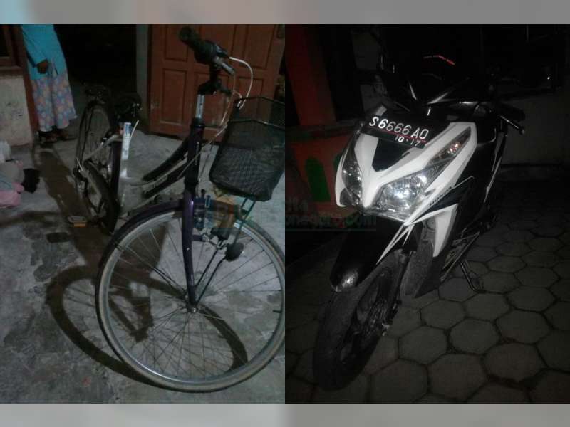 Bocah 8 Tahun di Balen Alami Gegar Otak Setelah Sepeda Pancalnya Ditubruk Honda Vario