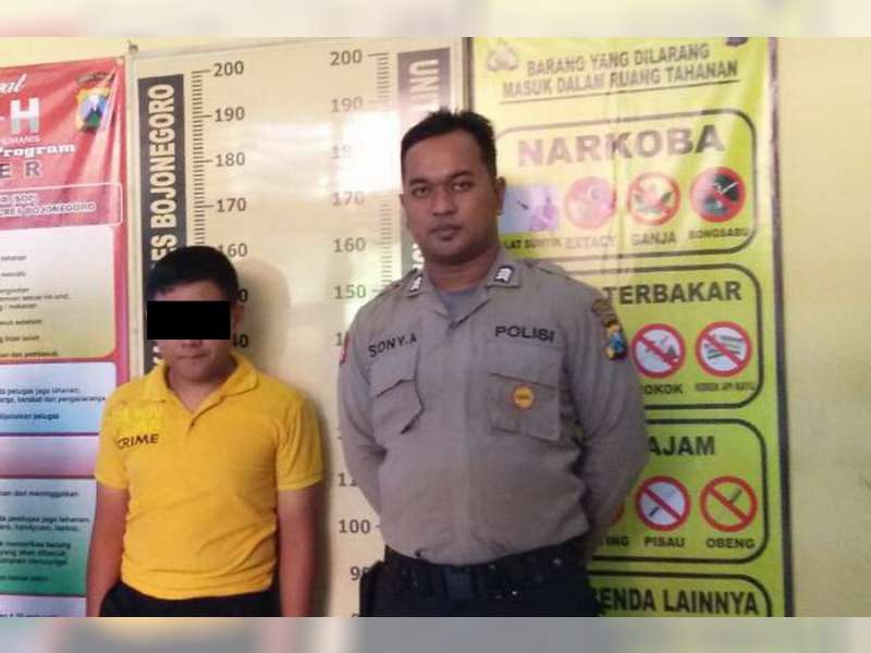 Polres Bojonegoro Tangkap Seorang Pelaku Yang Lakukan Dua Kali Pencurian Ditempat Berbeda