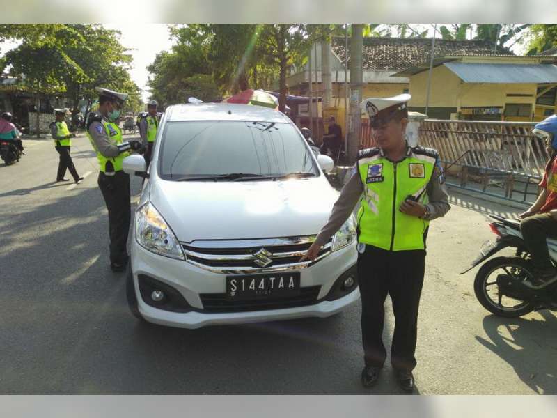 Dua Kali Gelar Razia, Sat Lantas Polres Bojonegoro Tindak 277 Pelanggar