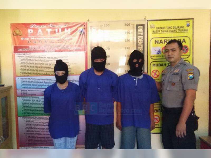 Polres Bojonegoro Tangkap Seorang Pengedar dan Dua Orang Pengguna Narkotika Jenis Sabu