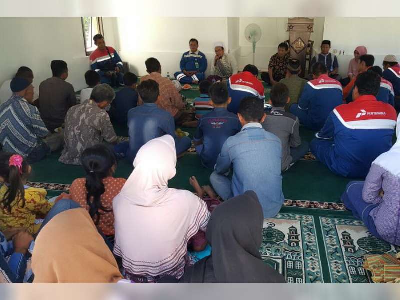 Sambut Ramadhan, Para Pekerja Proyek JTB Gelar Doa Bersama Anak Yatim di Desa Bandungrejo