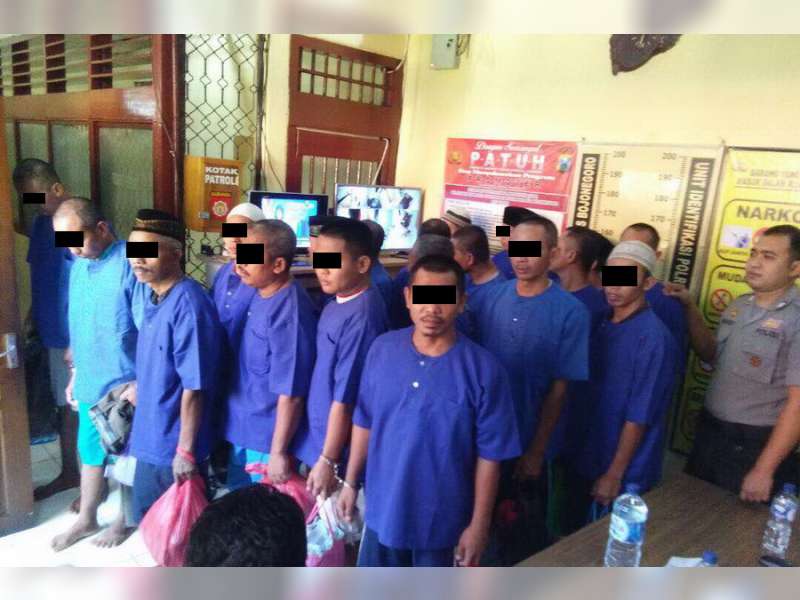Polres Bojonegoro Titipkan 19 Tahanan Ke Rutan Bojonegoro