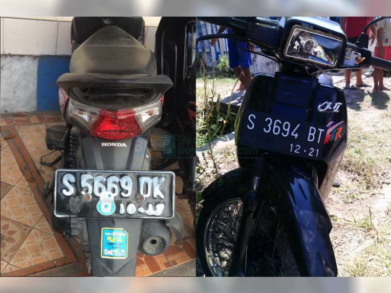 Dua Motor dan Satu Sepeda Pancal Terlibat Kecelakaan di Balen