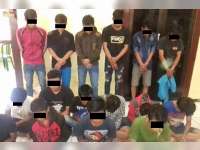 Polsek Sumberrejo Amankan 16 Remaja Yang Diduga Lakukan Penganiayaan