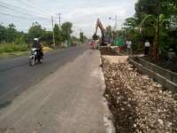 Jelang Arus Mudik, Jalan Raya Bojonegoro-Cepu Diperbaiki