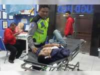 Kurang Konsentrasi, Supra X Tubruk Pikap di Baureno, Pengendara Motor Luka Berat