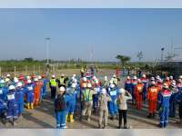 Upacara Peringatan Hari Lahir Pancasila di Lapangan Jambaran Tiung Biru (JTB)