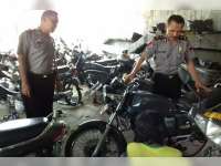 Polres Blora Lakukan Perbaikan Kendaraan Bermotor