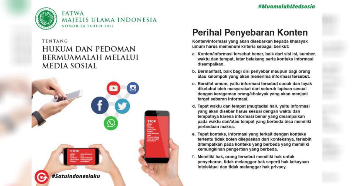 MUI Keluarkan Fatwa Tentang Hukum Dan Pedoman Bermuamalah Melalui Media ...