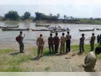 Satpol PP Provinsi Jatim Sidak Penambangan Pasir Bengawan Solo di Kecamatan Kanor