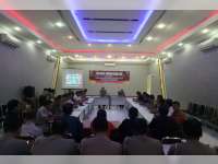 Polres Bojonegoro Gelar Rakor Operasi Ramadniya Jelang Mudik Lebaran Idul Fitri 1438 H