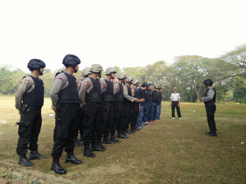 Tim Perlawanan Teror Polres Bojonegoro Latihan Dasar ke Watukosek
