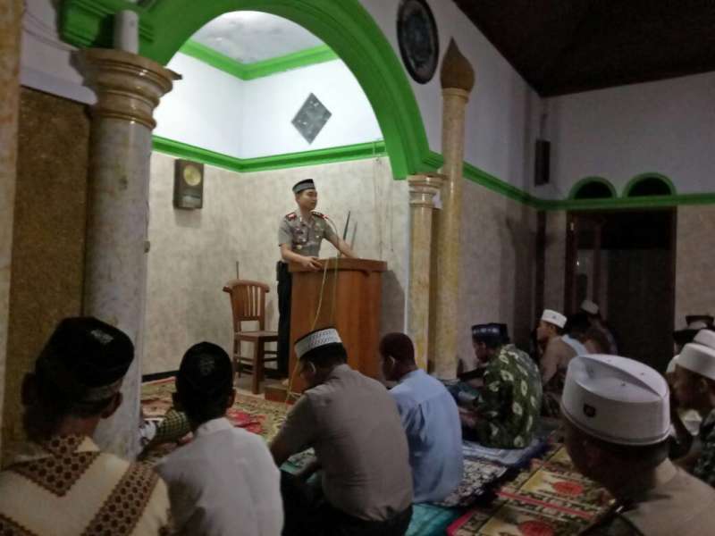 Safari Ramadan di Masjid Gayam, Kapolres Bojonegoro Paparkan Program Matoh Pol
