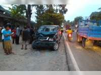 6 Kendaraan Terlibat Kecelakaan Beruntun di Balen, 3 Orang Luka-Luka