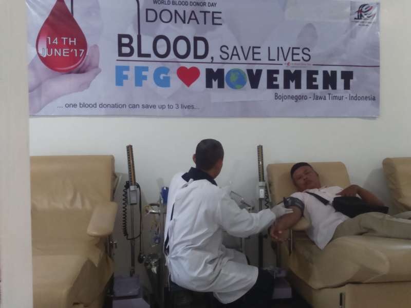 World Blood Day, Lima Titik Donor Darah Digelar di Bojonegoro