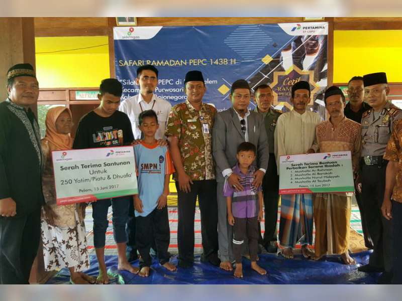 Pertamina EP Cepu Safari Ramadan Bersama Warga Sekitar Pengeboran