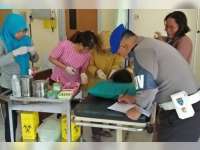 Seorang Bocah Pengayuh Sepeda di Sugihwaras Terjatuh dan Tangannya Terlindas Truk