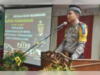 Kapolres Bojonegoro Safari Ramadhan di Polsek Kapas