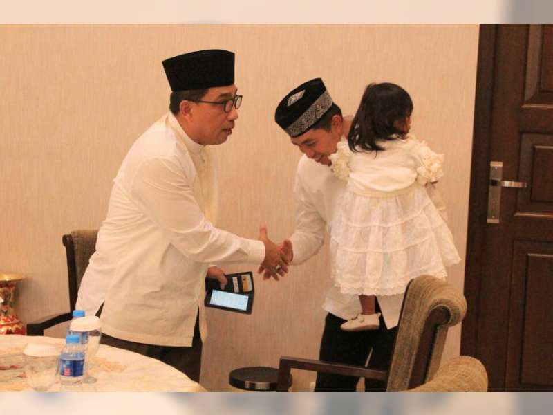 Kapolres Bojonegoro Beserta Pejabat Utama Hadiri Open House Kapolda Jatim Gelar