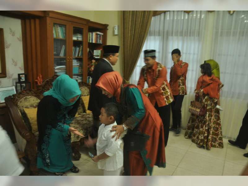 Kapolres Bojonegoro Ajak Seluruh Pejabat Utama Halal Bihalal ke Bupati