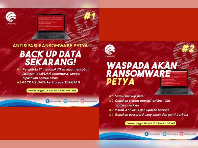 Inilah Langkah Antisipasi Serangan Ransomware Petya