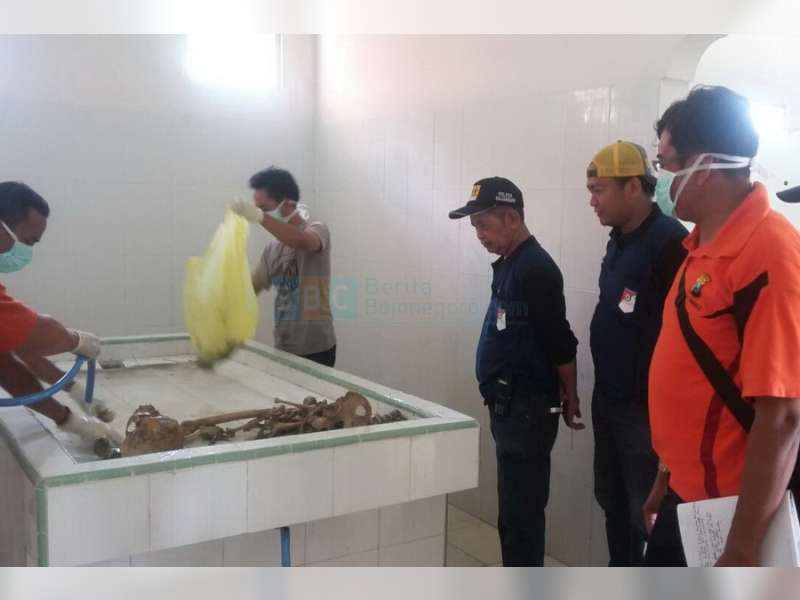 Kerangka Manusia Ditemukan Warga di Hutan Desa Napis Kecamatan Tambakrejo