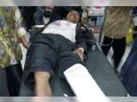 Hendak Belok, GL Max Ditabrak Honda Kharisma di Baureno, Pengendara GL Max Patah Kaki